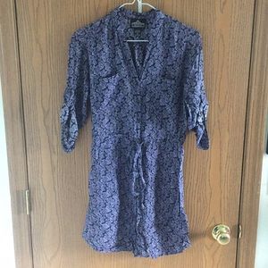 Small Angie patterned dress with front pocket